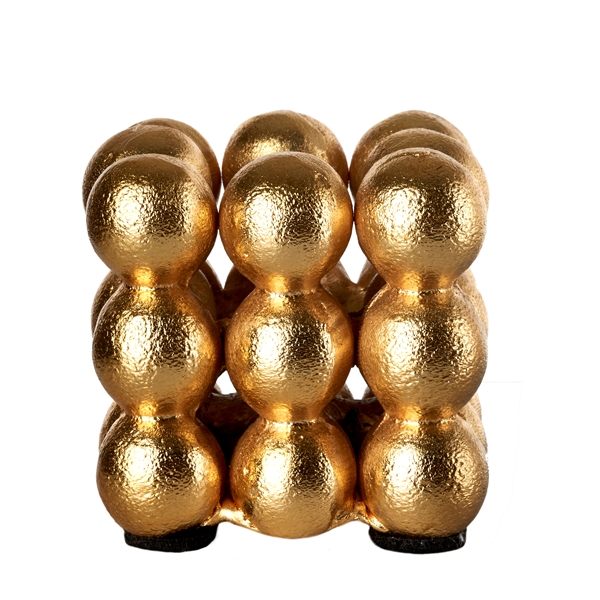 Подсвечник Candle holder stacked gold balls S Pols Potten НИДЕРЛАНДЫ