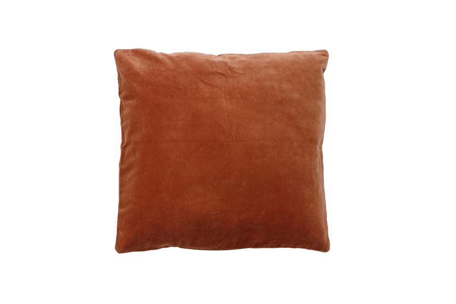 Подушка Pillow 50x50 cm KHIOS velvet terracotta 6808264 Light & Living НИДЕРЛАНДЫ