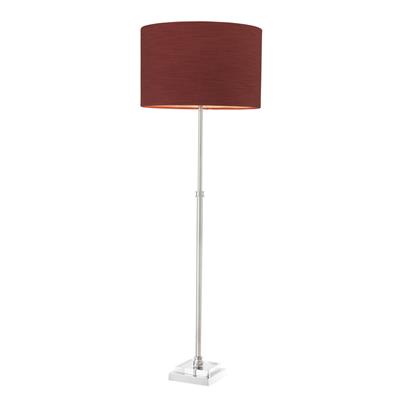 Настольная лампа Table Lamp Emmanuel nickel finish incl coral shade 111519 Eichholtz НИДЕРЛАНДЫ
