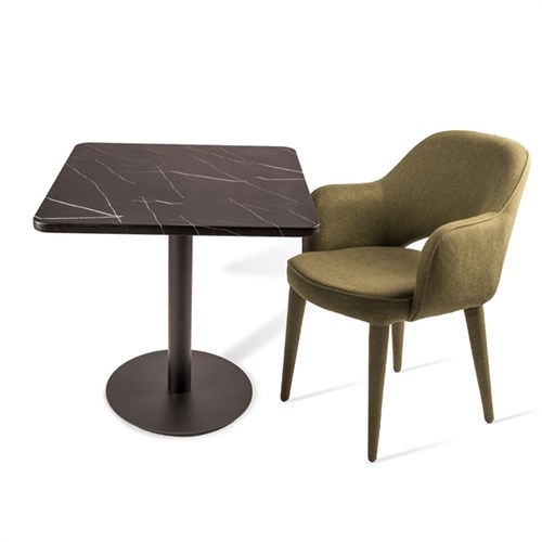 Стол dining table slab marble look shiny black 530-010-007 Pols Potten НИДЕРЛАНДЫ