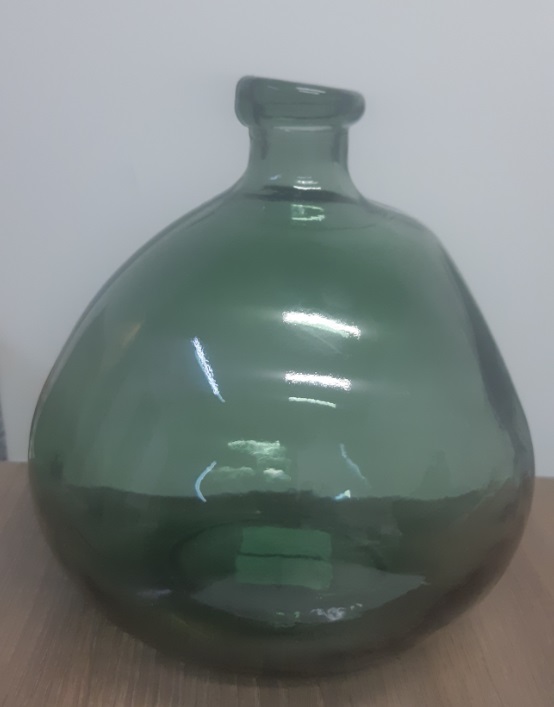 Ваза Vase Ø21x23 cm SELORES glass green 6298681 Light & Living НИДЕРЛАНДЫ