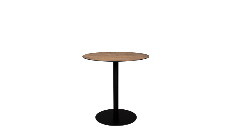 Барный стол BISTRO TABLE BRAZA ROUND BROWN 2100089 Dutchbone НИДЕРЛАНДЫ