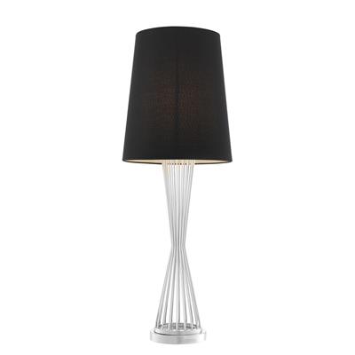 Настольная лампа Table Lamp Holmes nickel finish incl shade 111757 Eichholtz НИДЕРЛАНДЫ