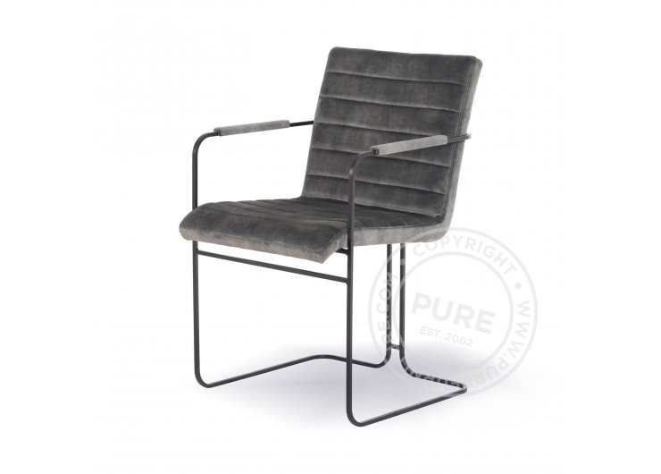 Кресло BAYLEY SQUARE BLACK FRAME PHC1267 Pure Furniture НИДЕРЛАНДЫ