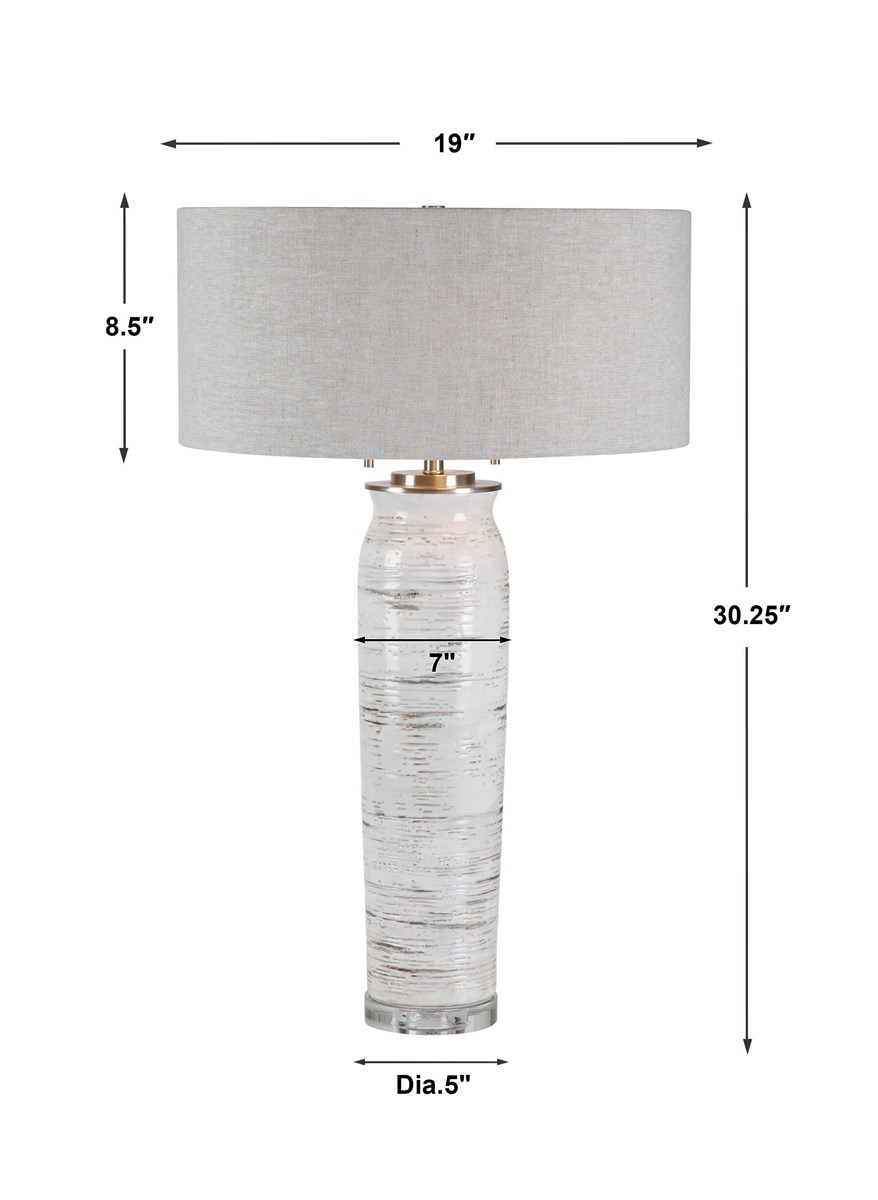 Настольная лампа LENTA TABLE LAMP 28275 Uttermost США