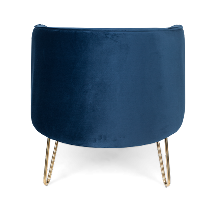 Кресло Queenalicious Lounge Chair Royal Blue BM31021 Bold Monkey НИДЕРЛАНДЫ