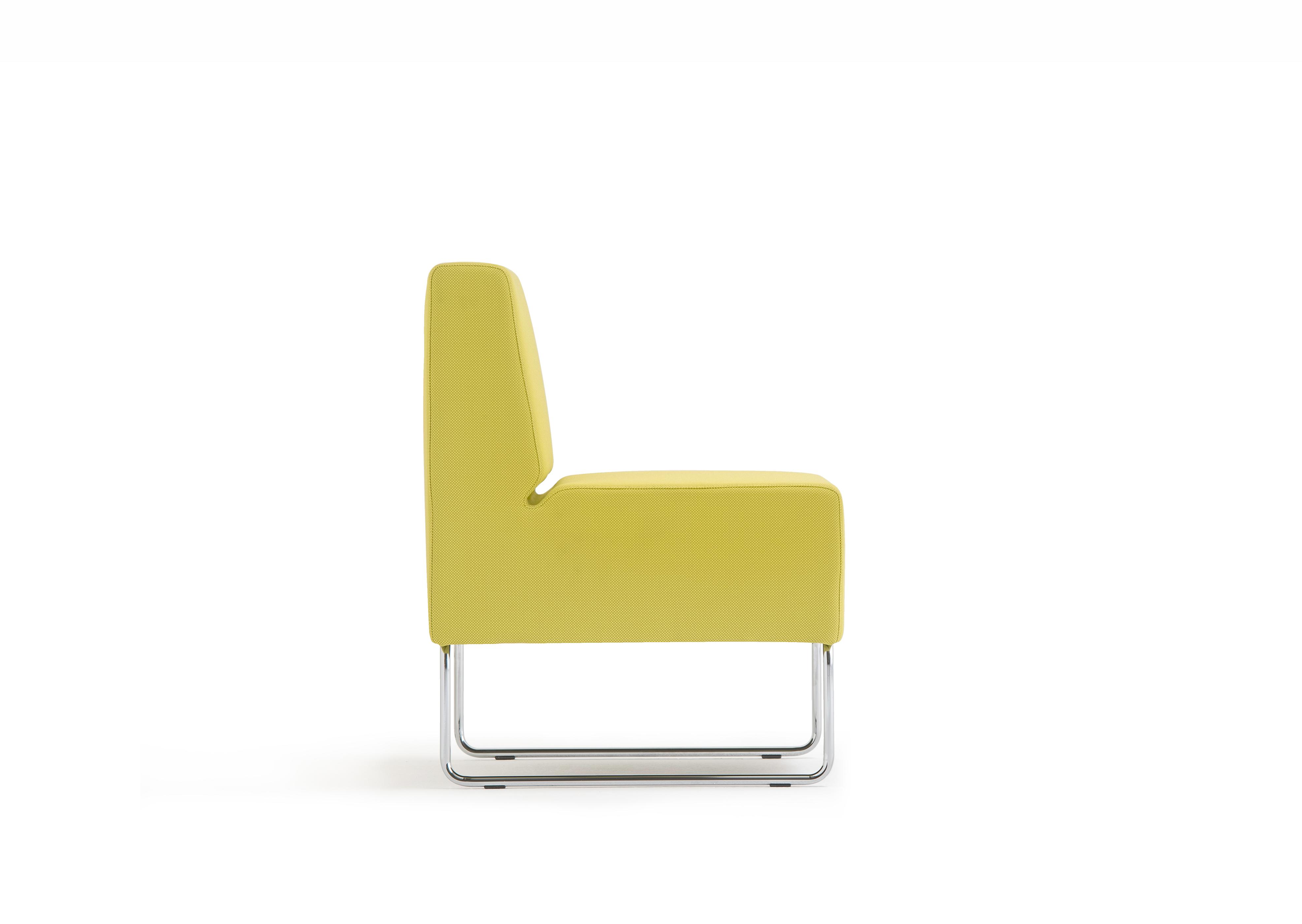 Кресло HOST single modular sitting, upholstered category G06, chromed frame 201/G06_CR Pedrali ИТАЛИЯ