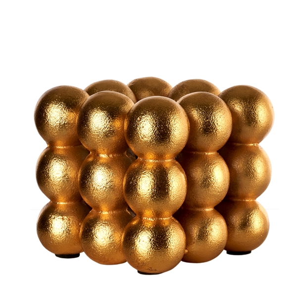 Подсвечник Candle holder stacked gold balls L Pols Potten НИДЕРЛАНДЫ