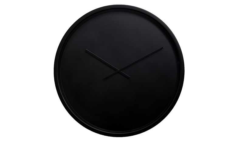 Часы настенные CLOCK TIME BANDIT ALL BLACK 8500054 Zuiver НИДЕРЛАНДЫ