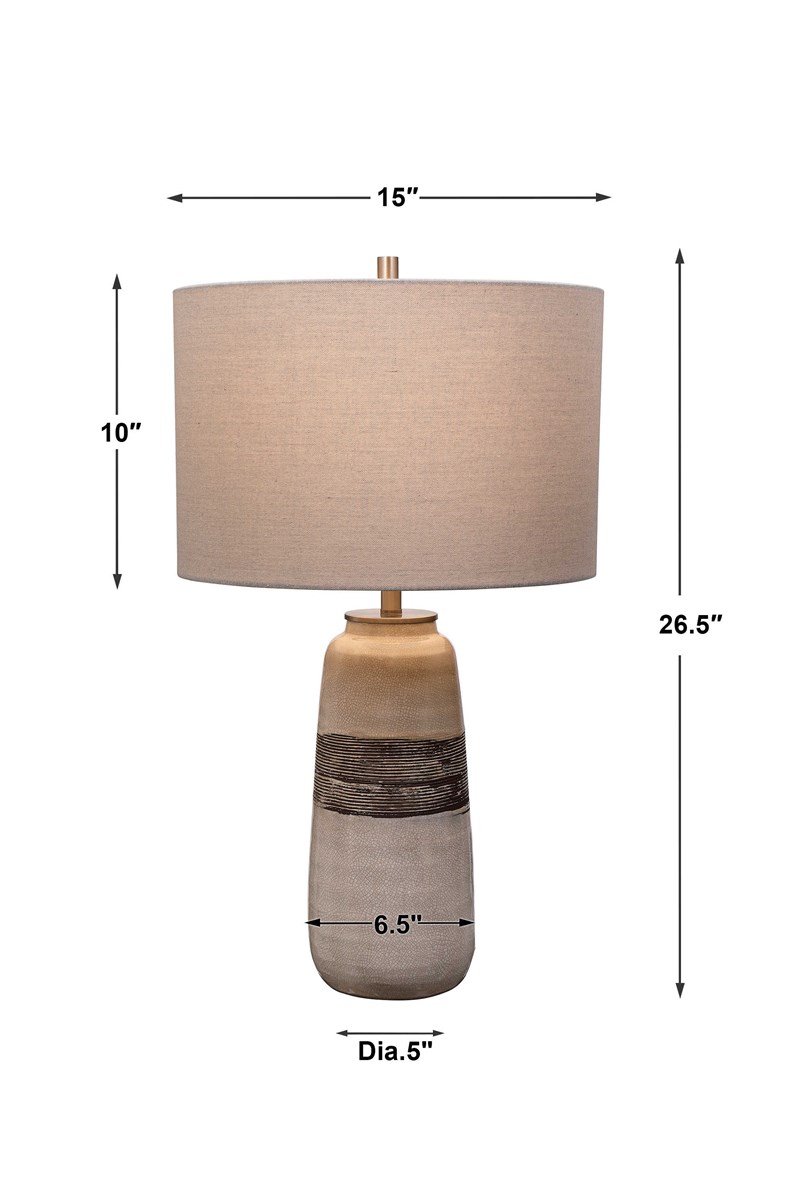Настольная лампа COMANCHE TABLE LAMP 28392-1 Uttermost США