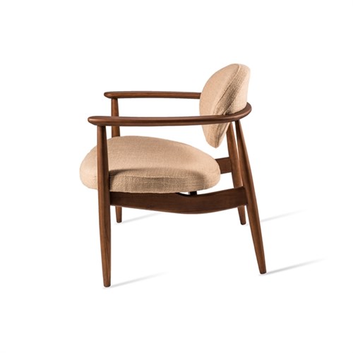 Стул chair roundy fabric smooth 555-020-013 Pols Potten НИДЕРЛАНДЫ