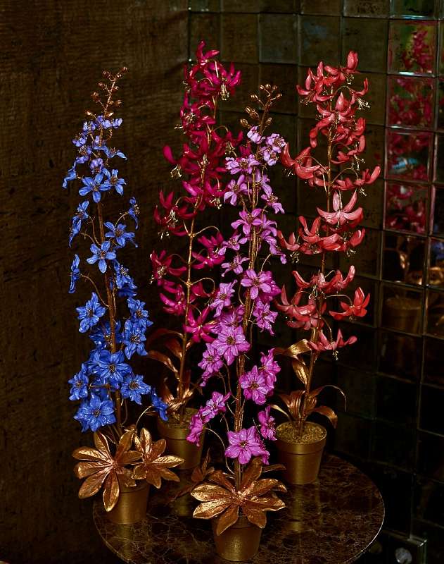Декоративные цветы PLANT ACRYL GOUD/ROZ 71 cm 136610 Silk-ka НИДЕРЛАНДЫ