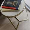 Приставной столик Milan Marble Accent Table DK modern furniture
