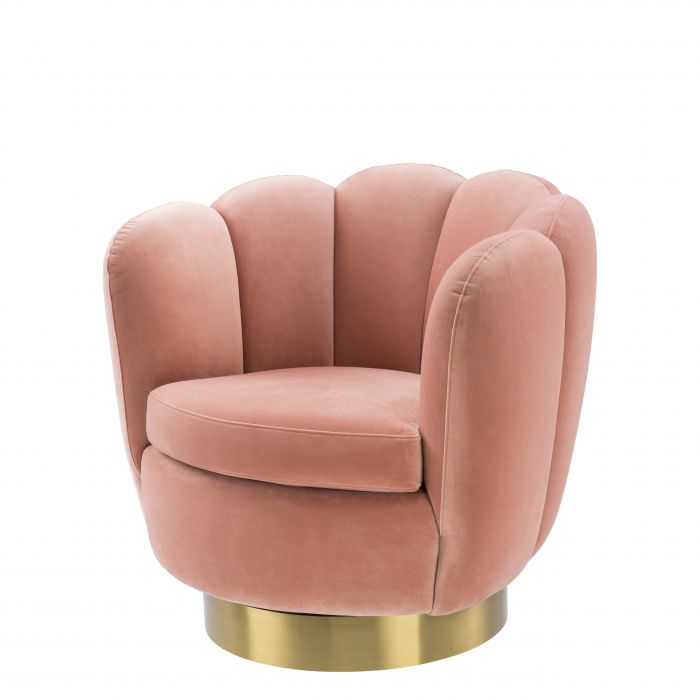 scallop swivel chair