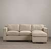 Угловой диван COLLINS UPHOLSTERED RIGHT-ARM SOFA CHAISE SECTIONAL WITH NAILHEADS Restoration Hardware США
