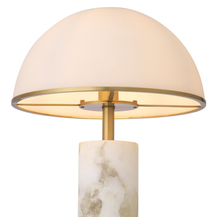 Настольная лампа Vaneta antique brass finish alabaster 115044 Eichholtz НИДЕРЛАНДЫ