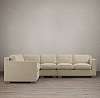 Угловой диван COLLINS UPHOLSTERED L-SECTIONAL WITH NAILHEADS Restoration Hardware США