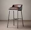 Барный стул кожаный Iron Scaffold Restoration Hardware 62330772 США