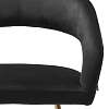Обеденный стул Bravo roche black velvet 116145 Eichholtz НИДЕРЛАНДЫ