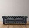 Диван детский 58&quot; mini kensington sofa Restoration Hardware 102170 DENM США