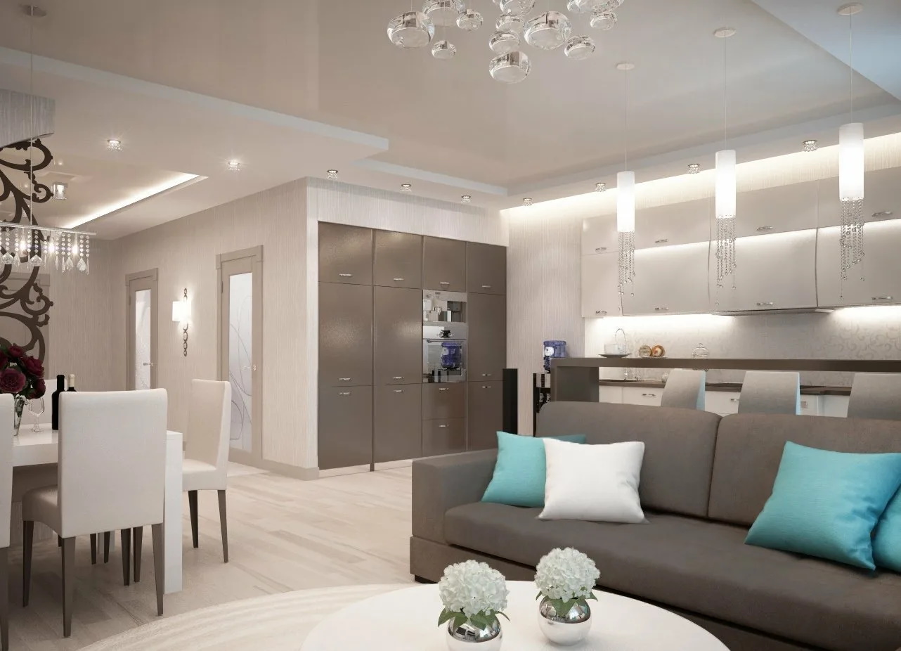 Дизайн интерьера кухни-гостиной: самые популярные интерьеры 2024 года