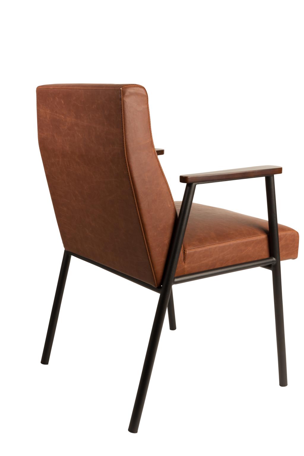 Кресло ARMCHAIR FEZ VINTAGE BROWN Dutchbone НИДЕРЛАНДЫ