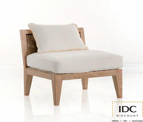 Соломенное кресло с подушками Chelini 5029_2 ИТАЛИЯ