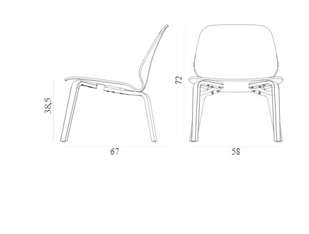 Кресло MY CHAIR LOUNGE FULL UPHOLSTERY Normann Copenhagen ДАНИЯ