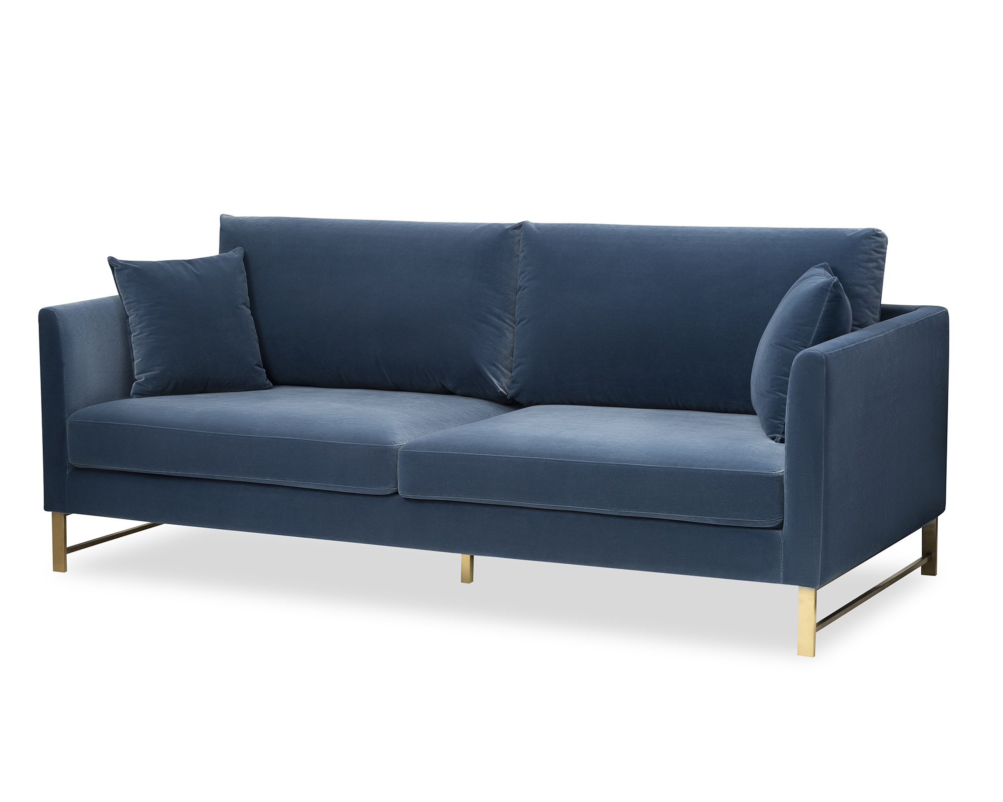 Трёхместный диван VERO SOFA TOSCANA POLAR BLUE VELVET BH-SFA-265 Liang & Eimil ВЕЛИКОБРИТАНИЯ