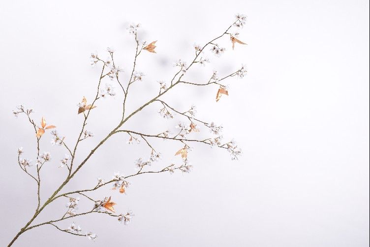Декоративные цветы BLOESEM ACRYL WIT 163 cm 136529 Silk-ka НИДЕРЛАНДЫ