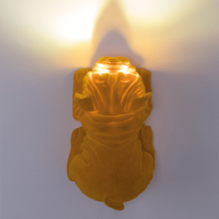 Декоративный светильник DEVILISH BULLDOG DECO LIGHT YELLOW BM89016 Bold Monkey НИДЕРЛАНДЫ
