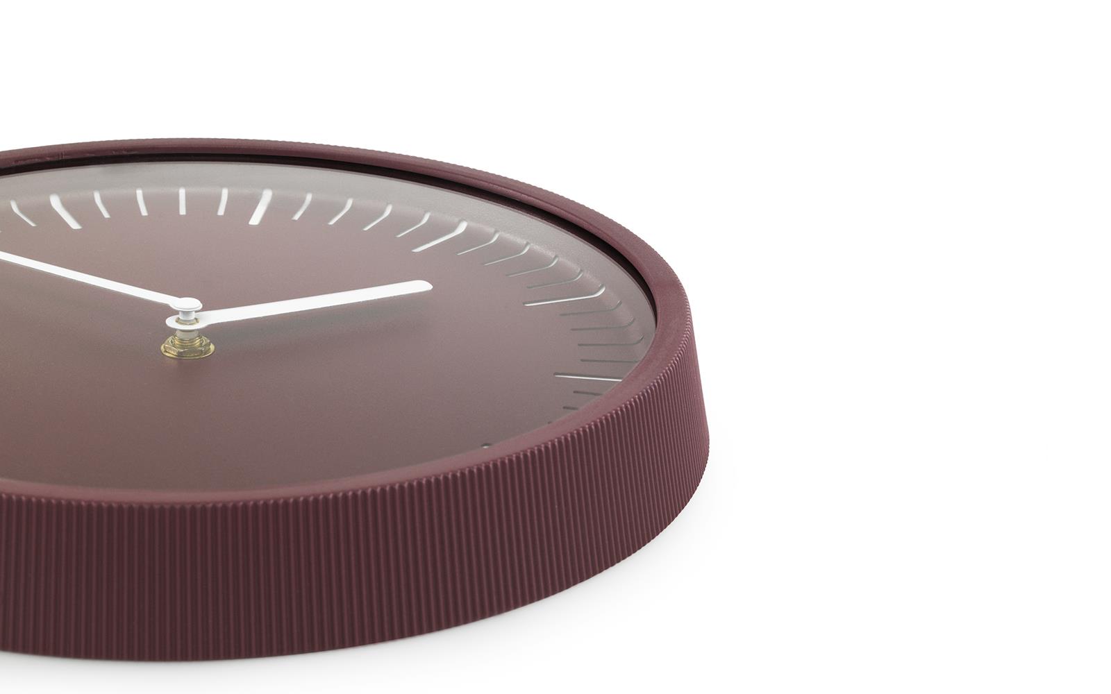 Часы настенные Day Wall Clock Dark Red Normann Copenhagen ДАНИЯ