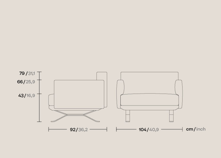 Кресло Boma Club Armchair KS2500100 Kettal ИСПАНИЯ