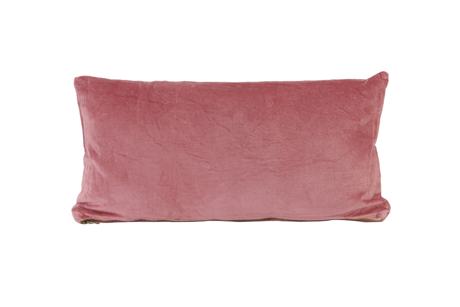 Подушка Pillow 60x30 cm BAYOTI pink-gold 6841289 Light & Living НИДЕРЛАНДЫ