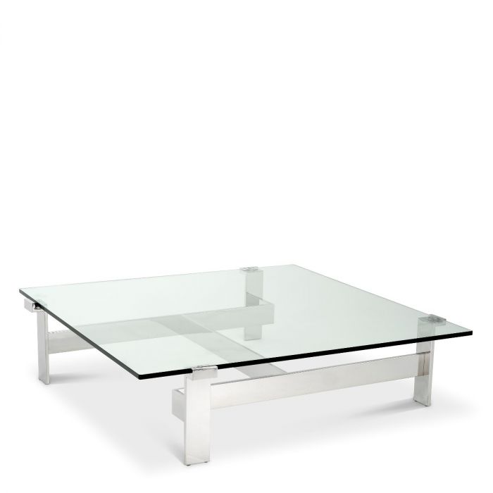 Кофейный столик Maxim polished stainless steel 114766 Eichholtz НИДЕРЛАНДЫ