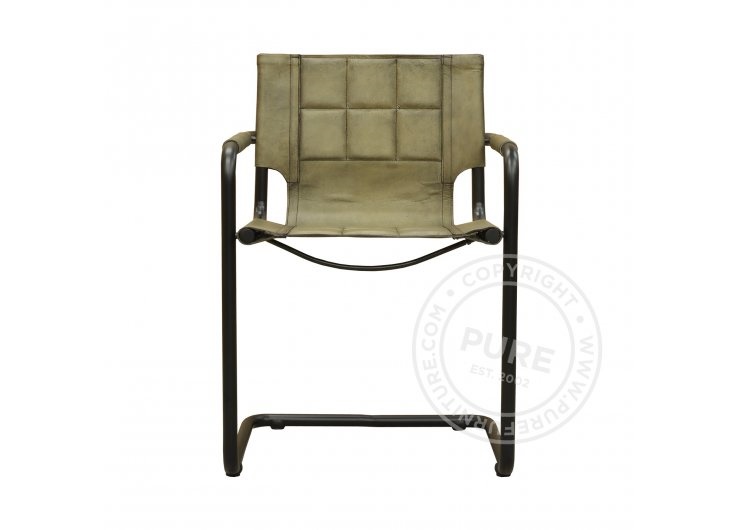 Стул PURE PHC905 GIANNI ARMCHAIR Laguna matt, Black (metal), Standard Pure Furniture НИДЕРЛАНДЫ