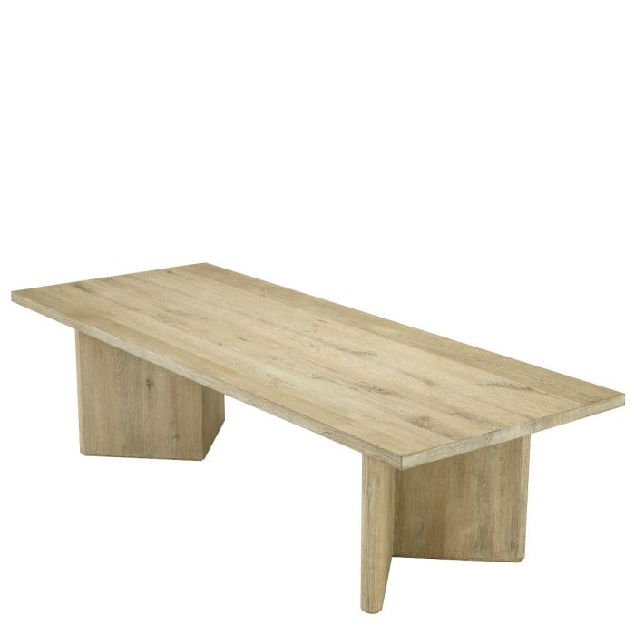 Обеденный стол Valbonne 280 x 110 cm bleached oak 114855 Eichholtz НИДЕРЛАНДЫ