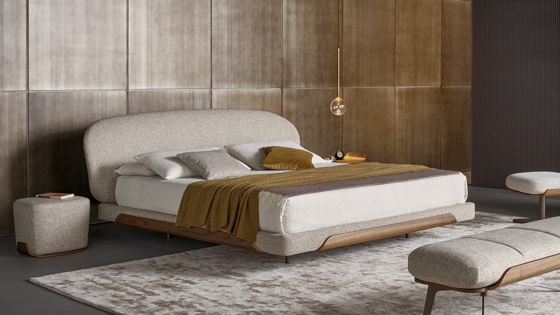 Кровать Olos bed Bonaldo ИТАЛИЯ