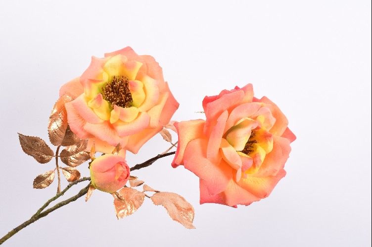Декоративные цветы ROOS TAK GOUD/ORA 69 cm 136625 Silk-ka НИДЕРЛАНДЫ