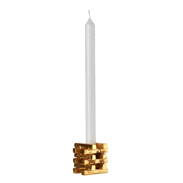 Подсвечник Candle holder stacked gold bars S Pols Potten НИДЕРЛАНДЫ