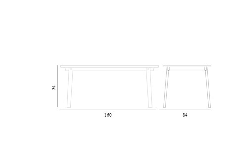 Стол SLICE LINOLEUM 84 x 160 cm Normann Copenhagen ДАНИЯ