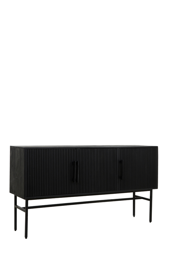 Шкаф Cabinet 150x40x80 cm ABAGE wood black 6778812 Light & Living НИДЕРЛАНДЫ