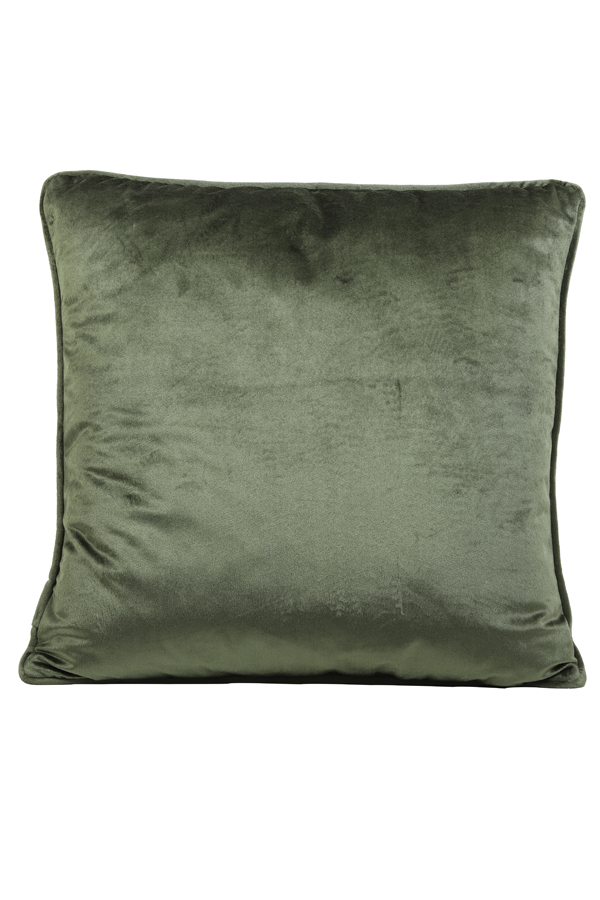 Подушка Pillow 45x45 cm JANISE velvet green-gold 6835681 Light & Living НИДЕРЛАНДЫ