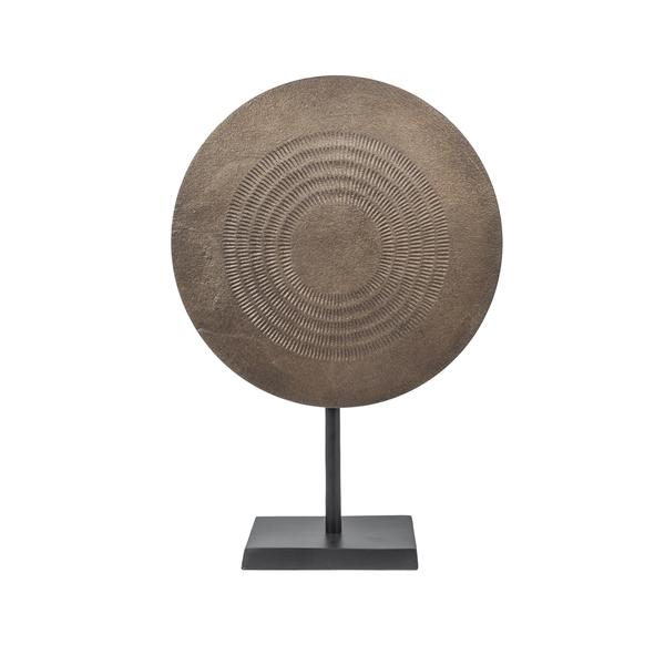 Скульптура SCULPTURE WITH BLACK BASE D1-S18/BRO Dome Deco БЕЛЬГИЯ