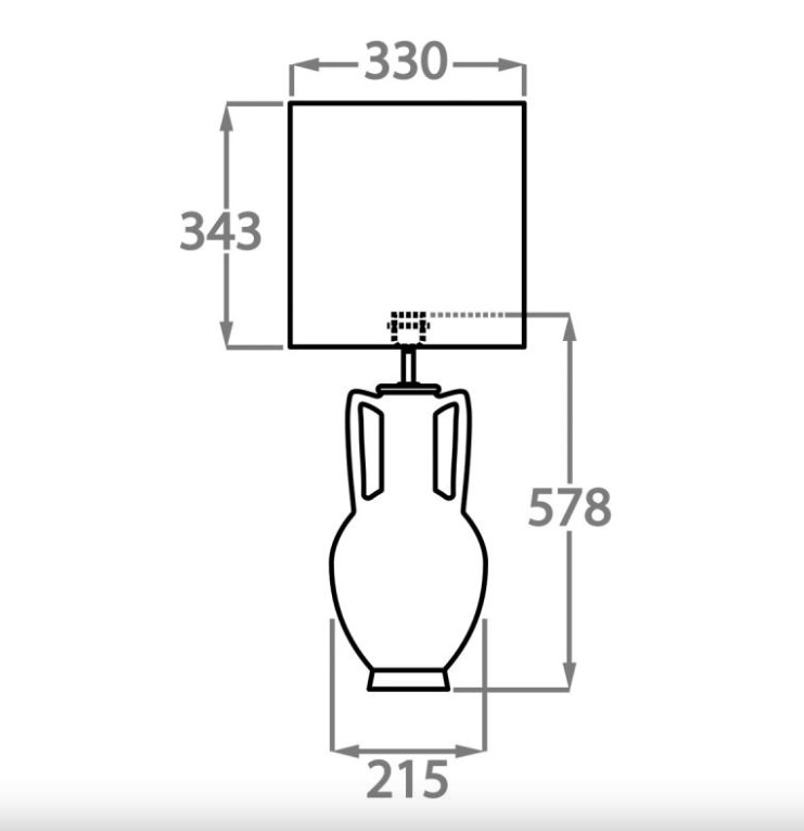 Настольная лампа AMPHORA BELLA FIGURA ВЕЛИКОБРИТАНИЯ