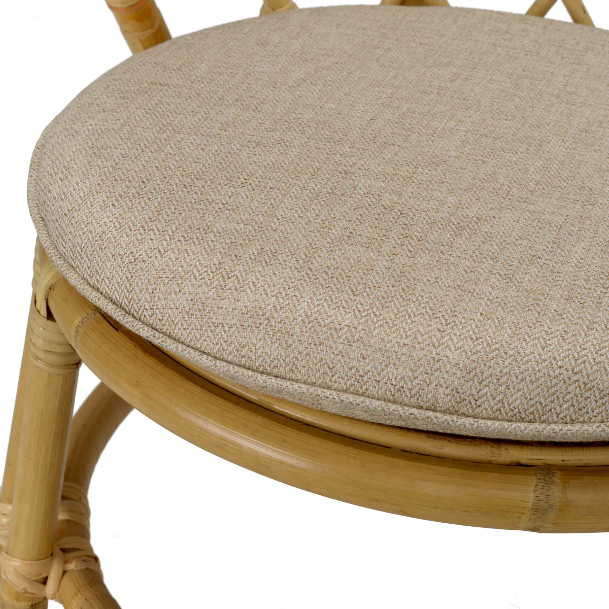 Обеденный стул Alvaro natural rattan incl cushion Eichholtz НИДЕРЛАНДЫ