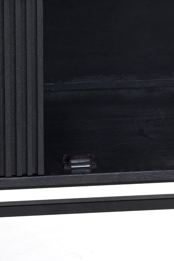 Шкаф Cabinet 120x40x180 cm ABAGE wood black 6778912 Light & Living НИДЕРЛАНДЫ