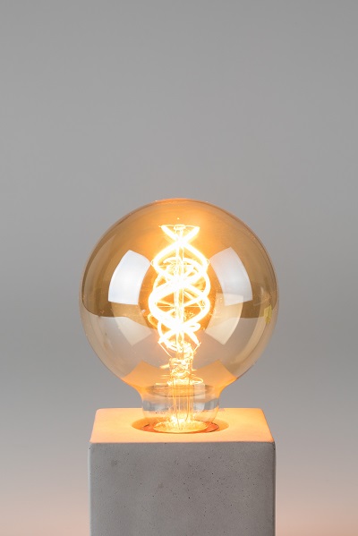 Лампа Bulb Globe Gold L 5600008 White Label Living НИДЕРЛАНДЫ