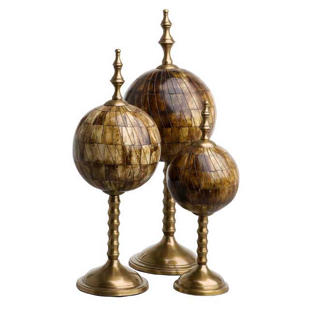 Декоративные шары Leonardo (3 шт.) 105799 Eichholtz НИДЕРЛАНДЫ