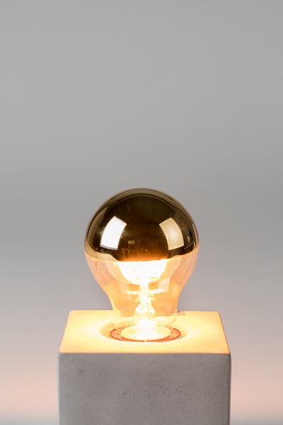 Лампа Bulb Classic Mirror Gold 5600012 White Label Living НИДЕРЛАНДЫ